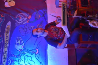 Drummer of Madheavier at ViaVia Leon Nicaragua