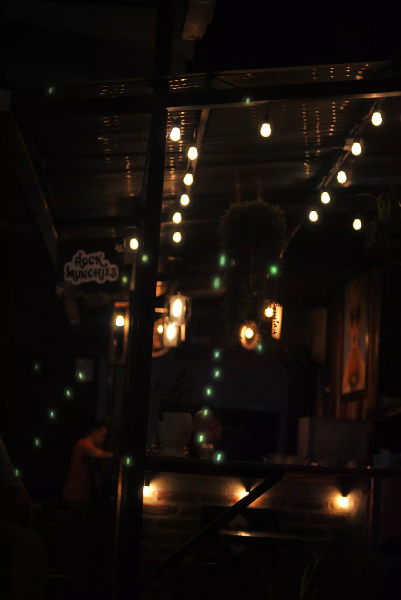 Bokeh Lights at Food Rock Ave Leon Nicaragua