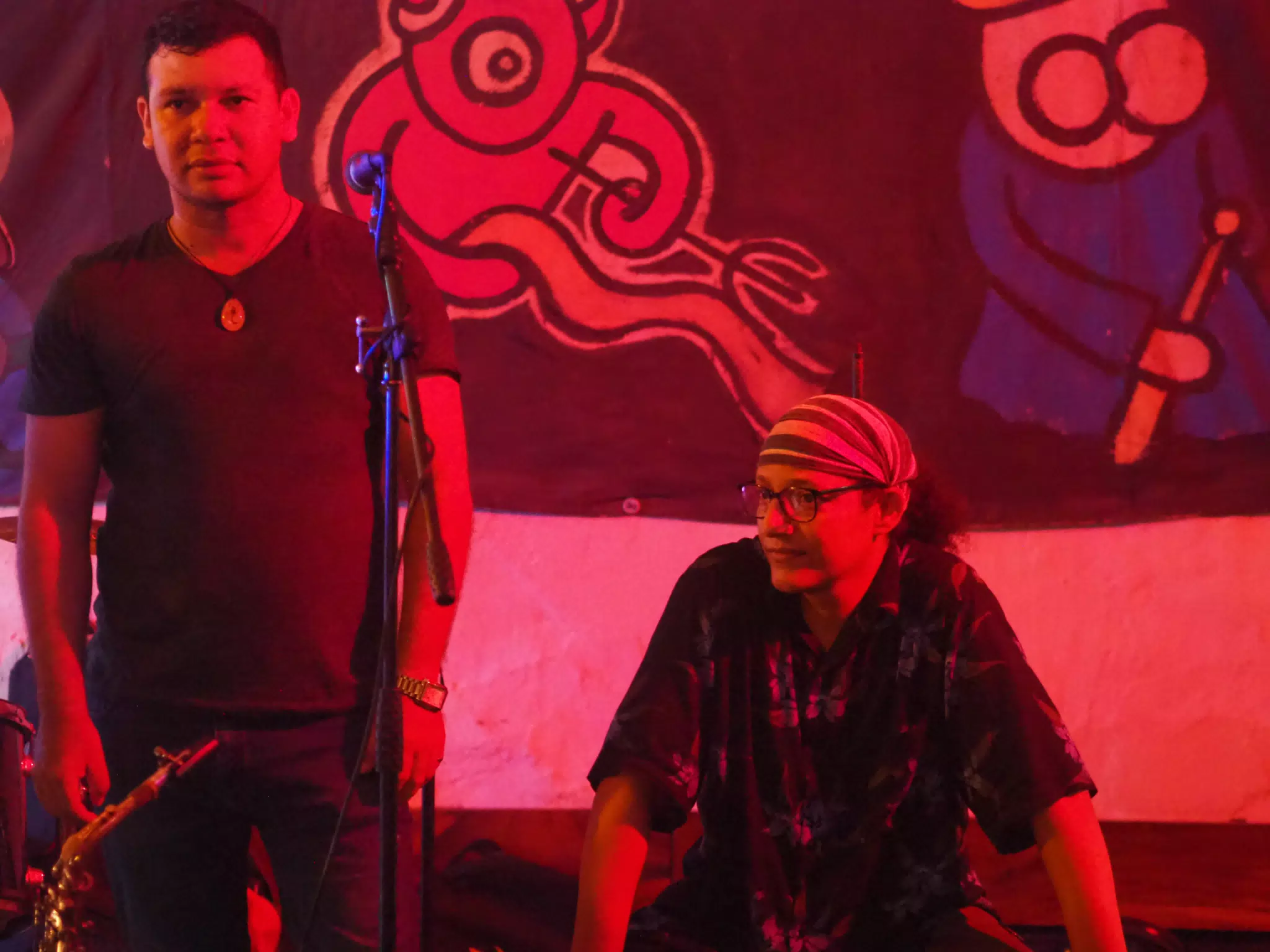 Cadejo Playing at ViaVia, Leon, Nicaragua