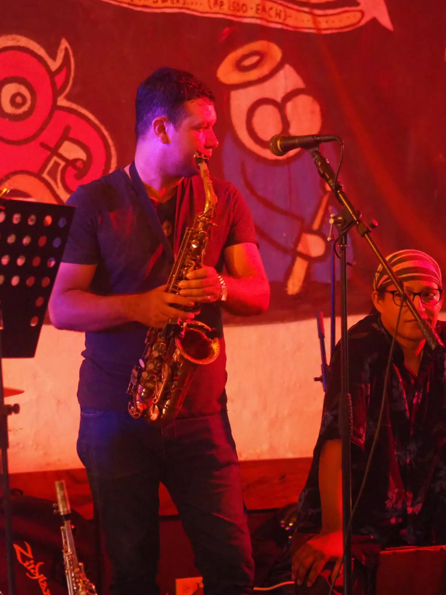 Cadejo Playing at ViaVia, Leon, Nicaragua
