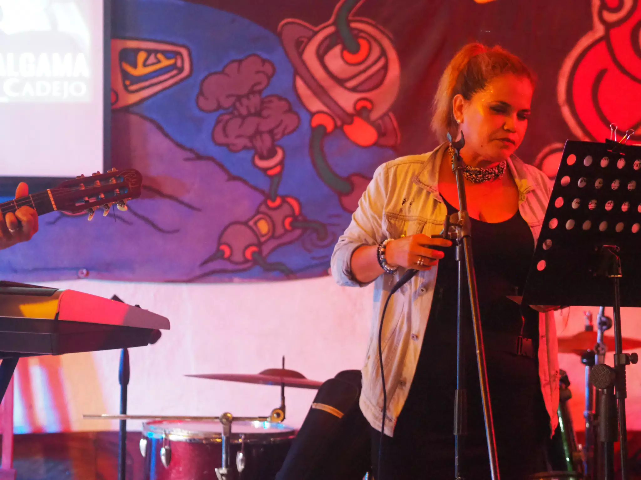 Cadejo Playing at ViaVia, Leon, Nicaragua