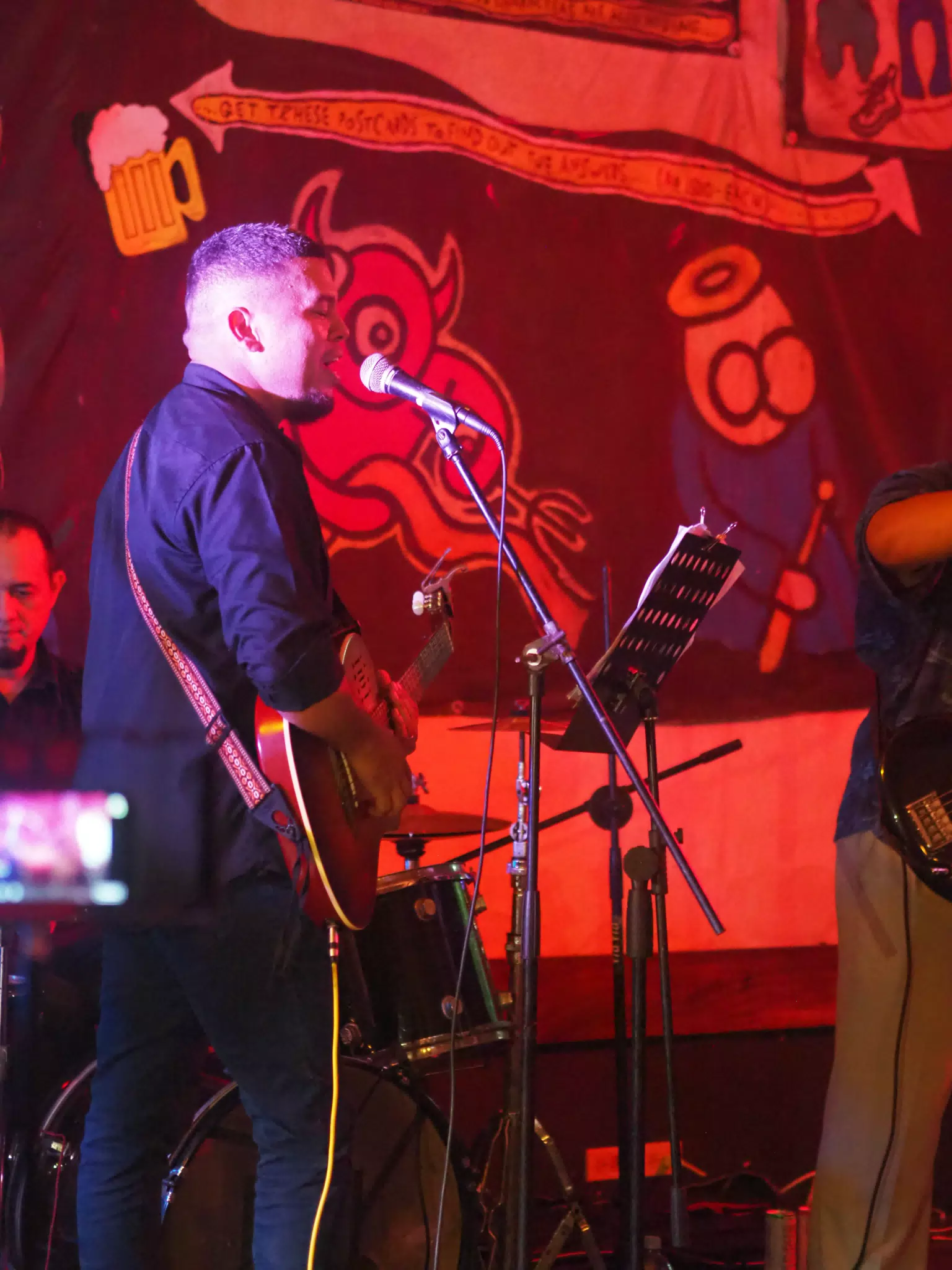 Cadejo Playing at ViaVia, Leon, Nicaragua