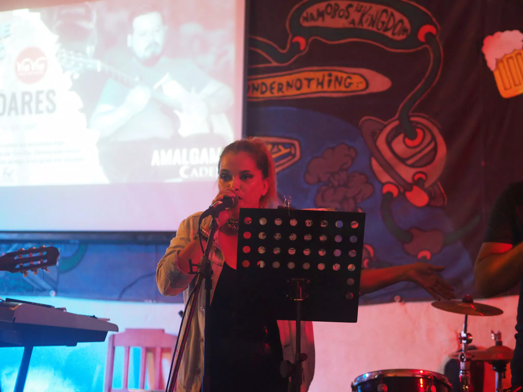 Cadejo Playing at ViaVia, Leon, Nicaragua