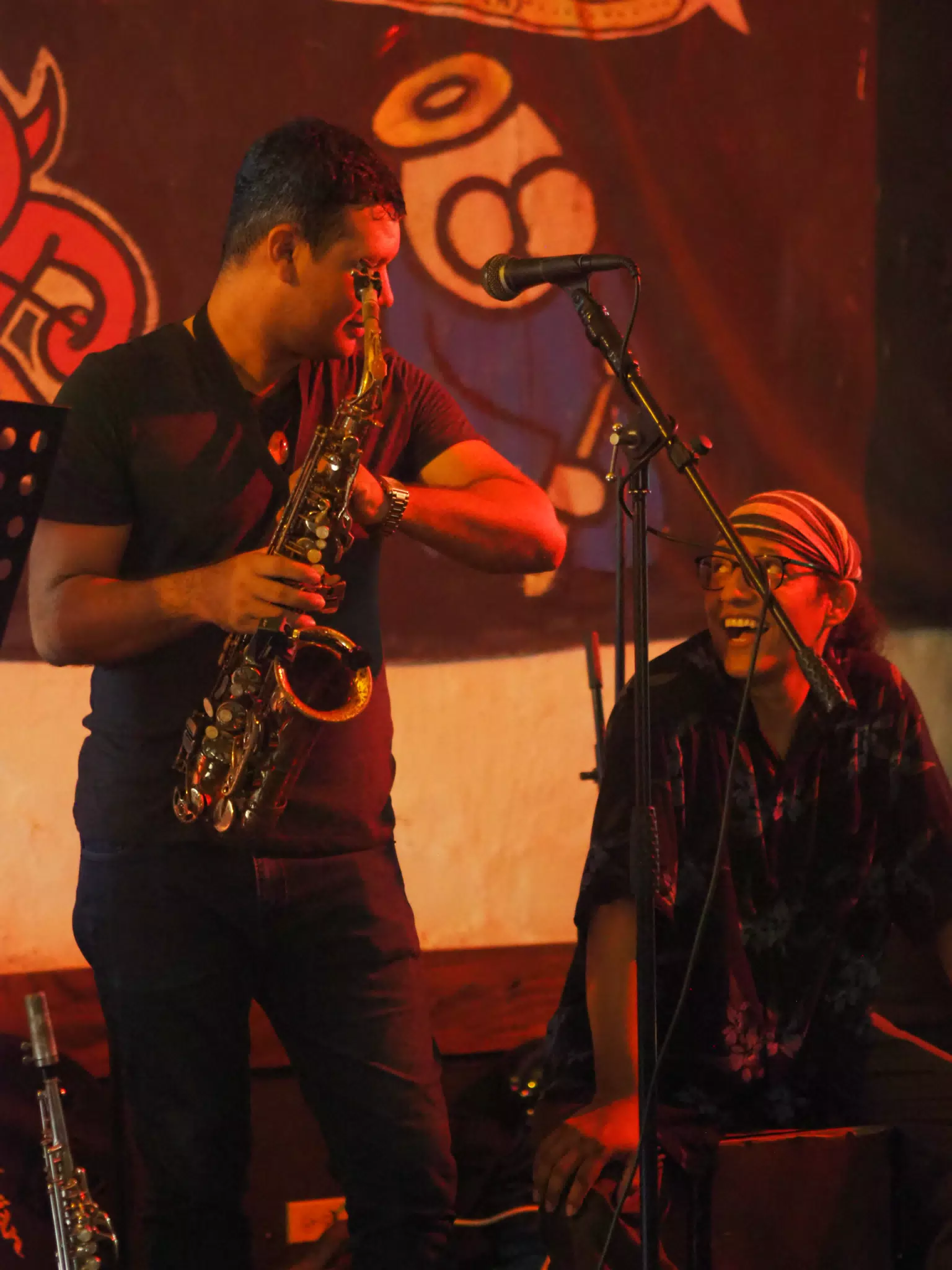 Cadejo Playing at ViaVia, Leon, Nicaragua