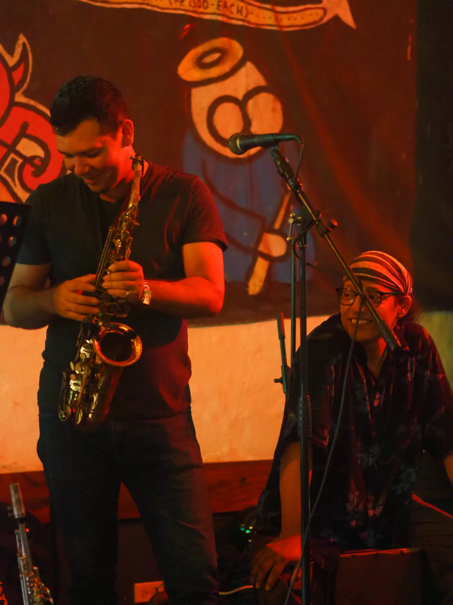 Cadejo Playing at ViaVia, Leon, Nicaragua