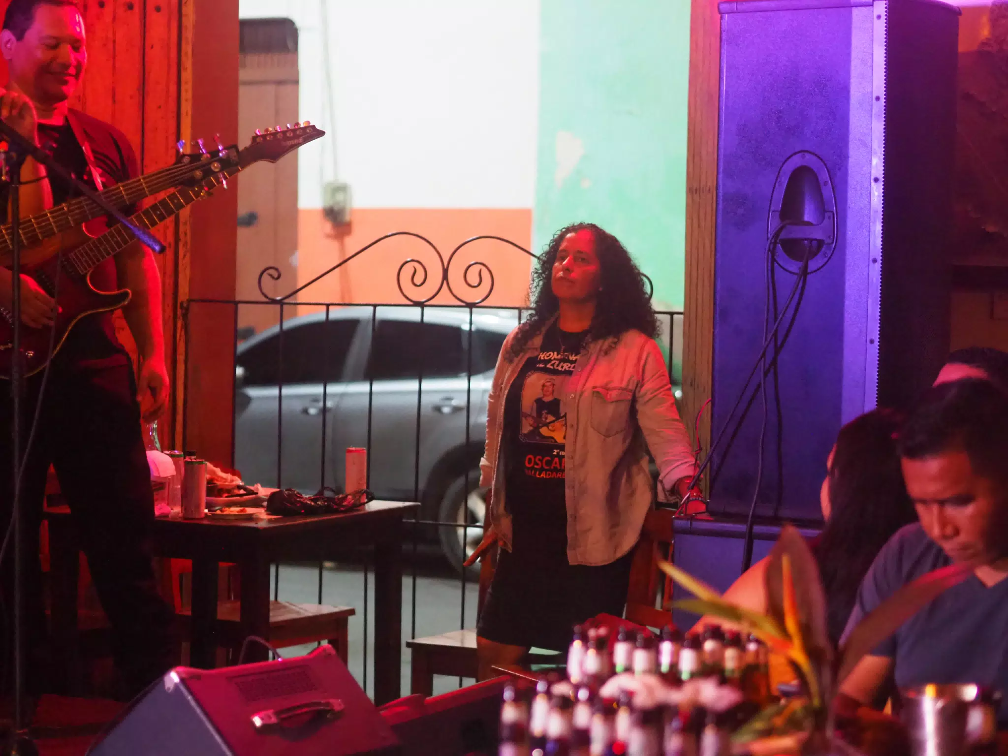 Cadejo Playing at ViaVia, Leon, Nicaragua