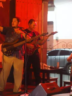 Cadejo Playing at ViaVia, Leon, Nicaragua