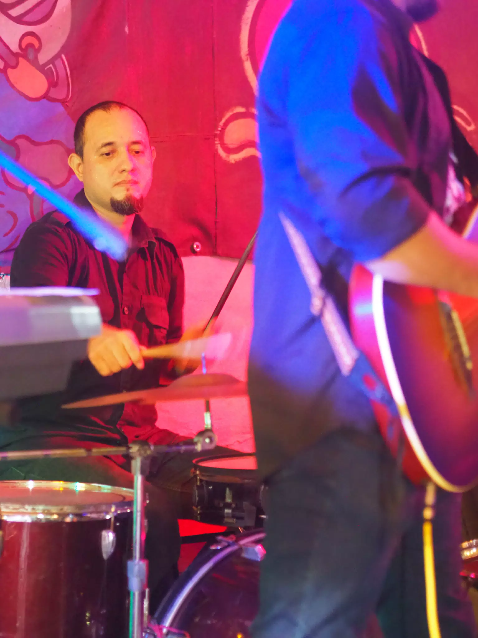 Cadejo Playing at ViaVia, Leon, Nicaragua