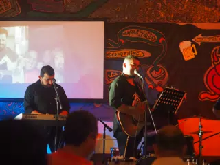 Cadejo Playing at ViaVia, Leon, Nicaragua