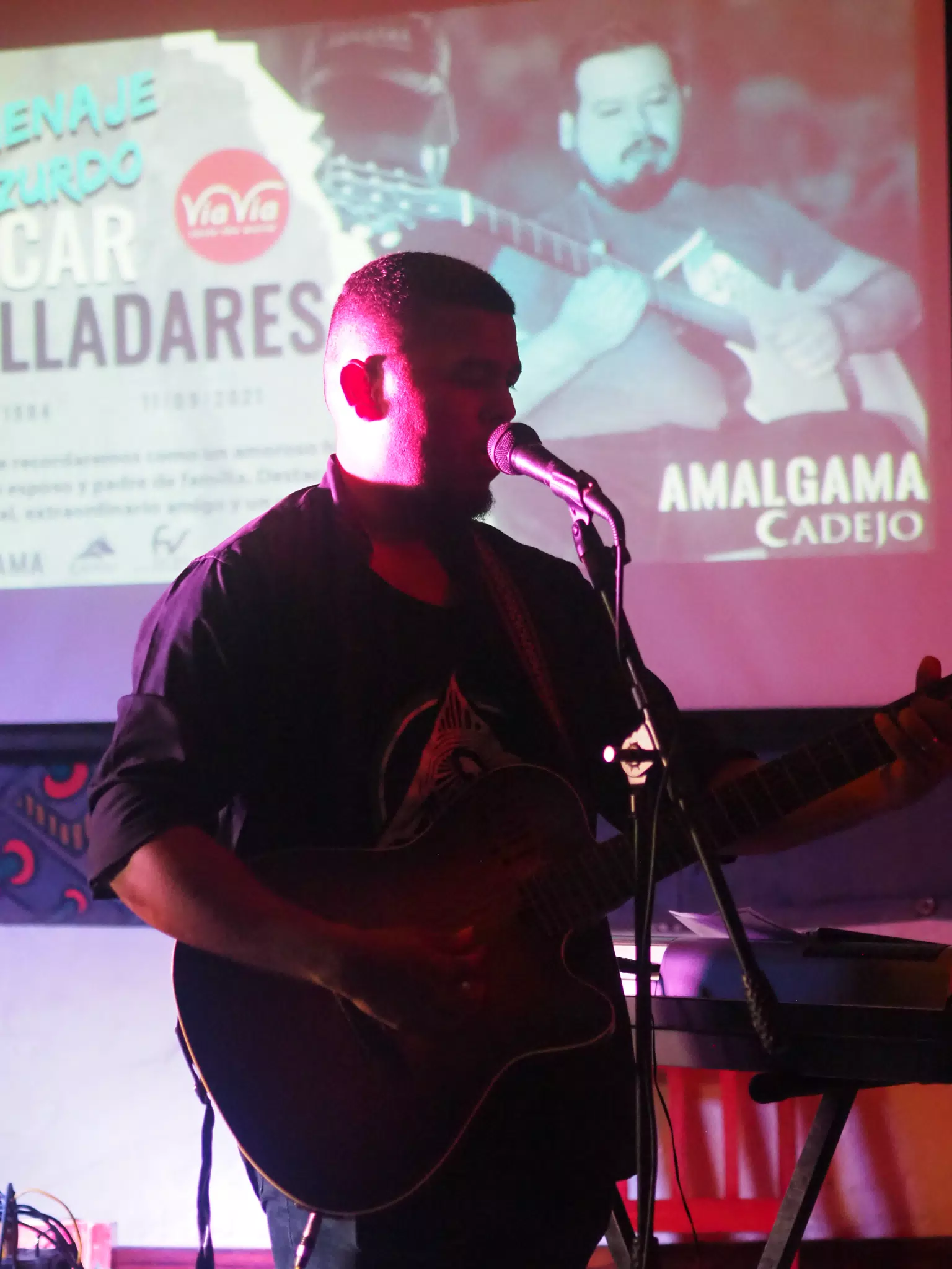 Cadejo Playing at ViaVia, Leon, Nicaragua