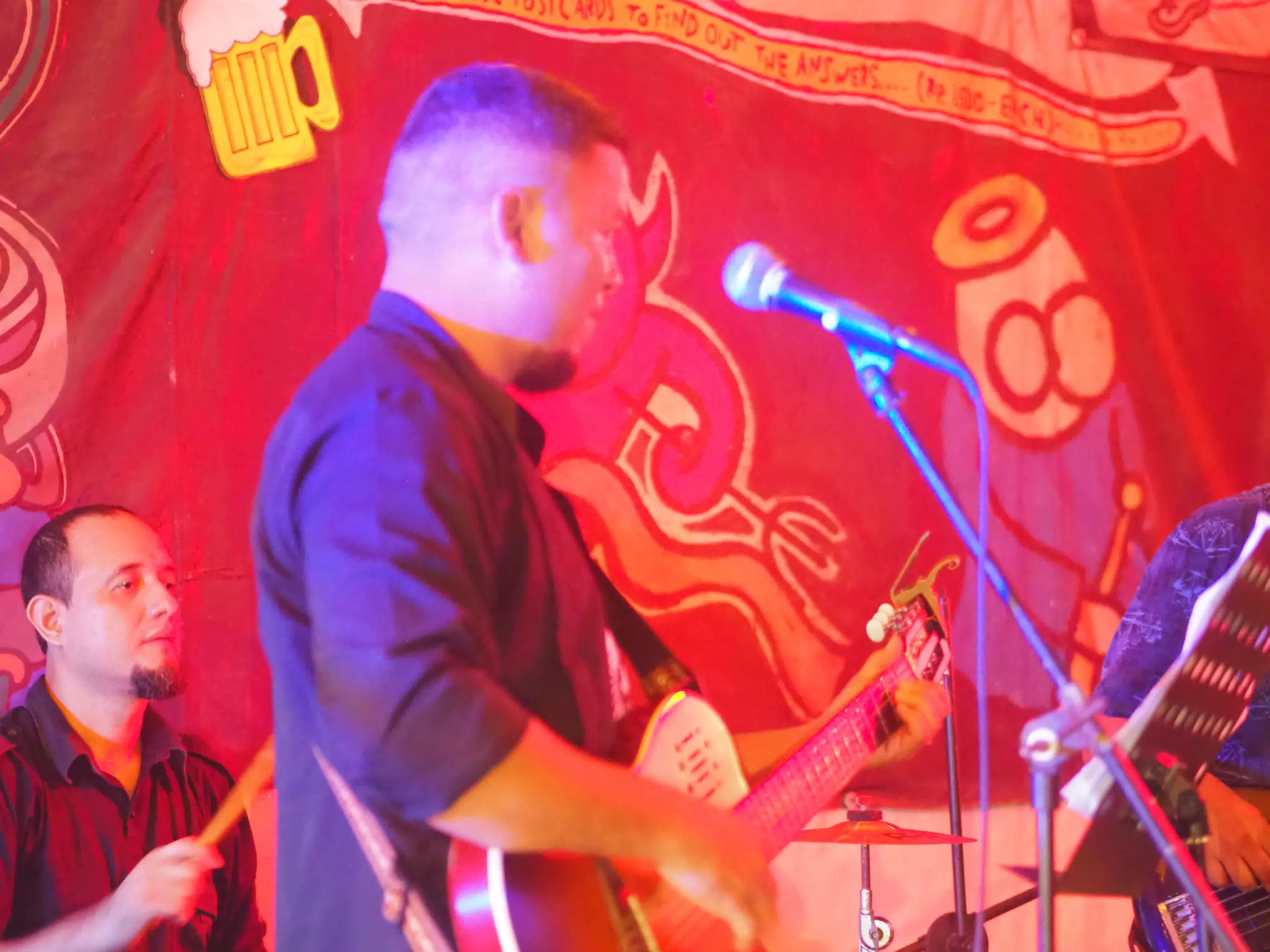 Cadejo Playing at ViaVia, Leon, Nicaragua