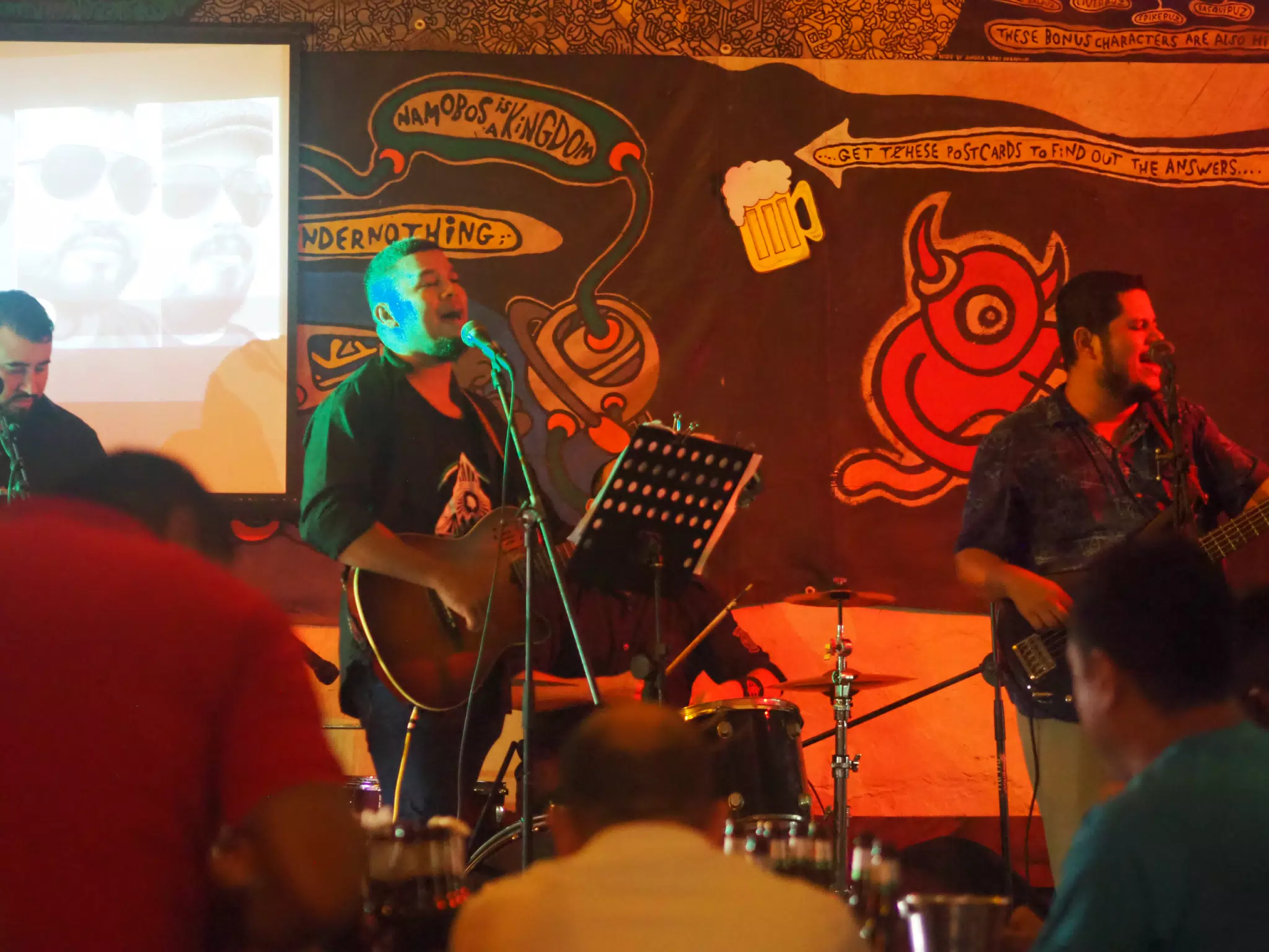 Cadejo Playing at ViaVia, Leon, Nicaragua