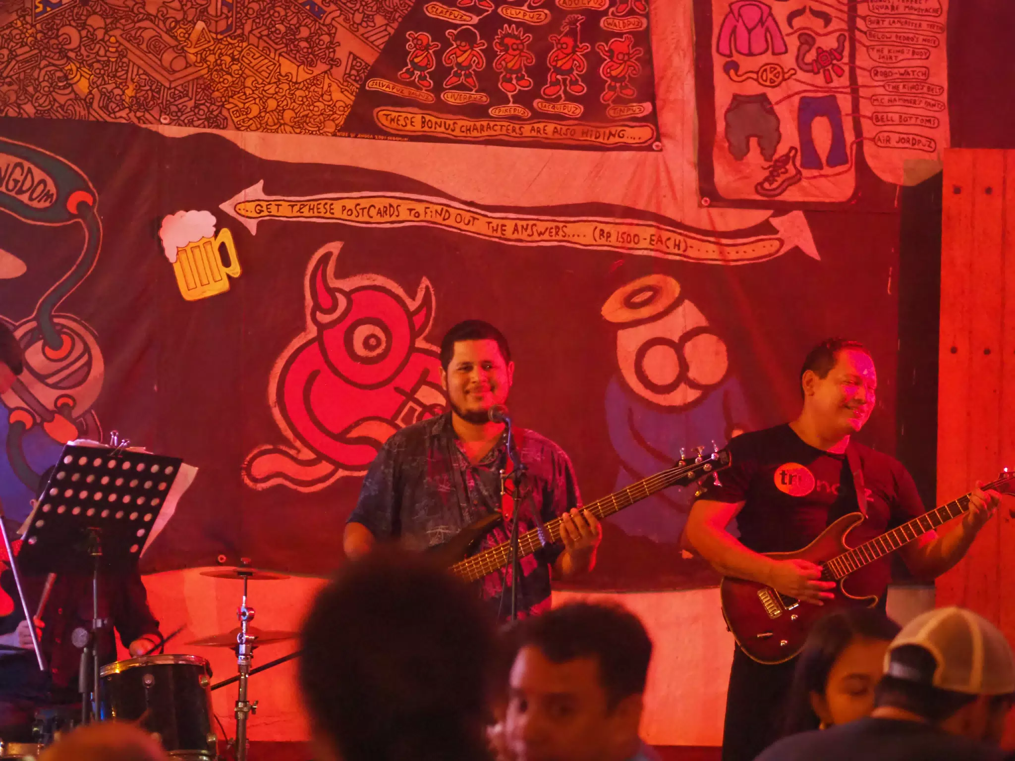 Cadejo Playing at ViaVia, Leon, Nicaragua