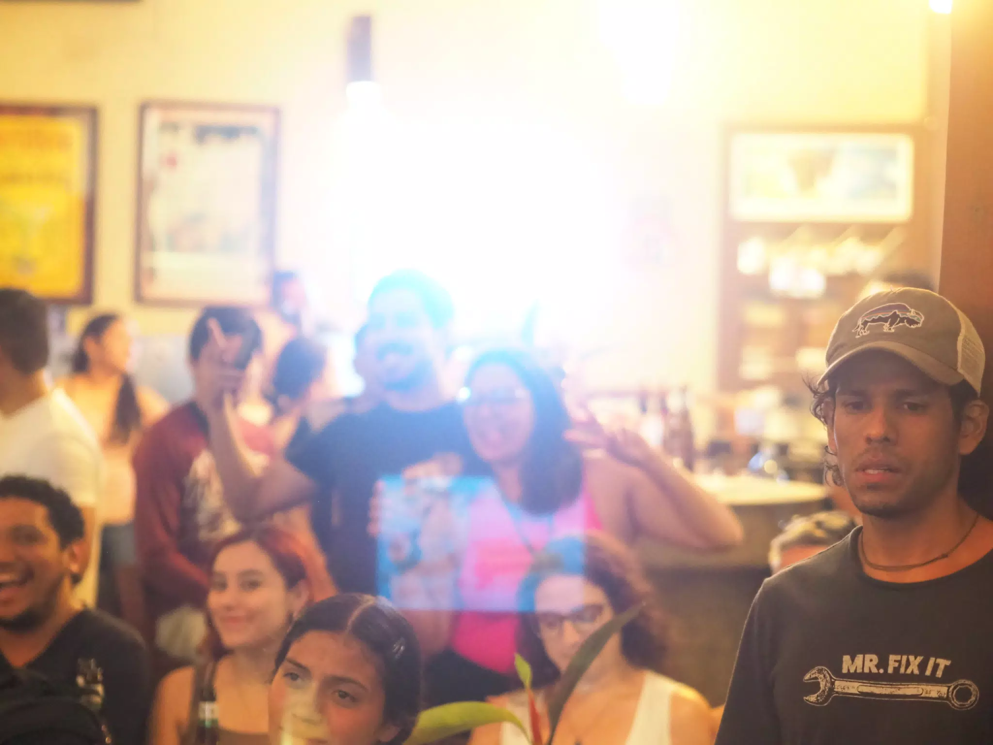Cadejo Playing at ViaVia, Leon, Nicaragua