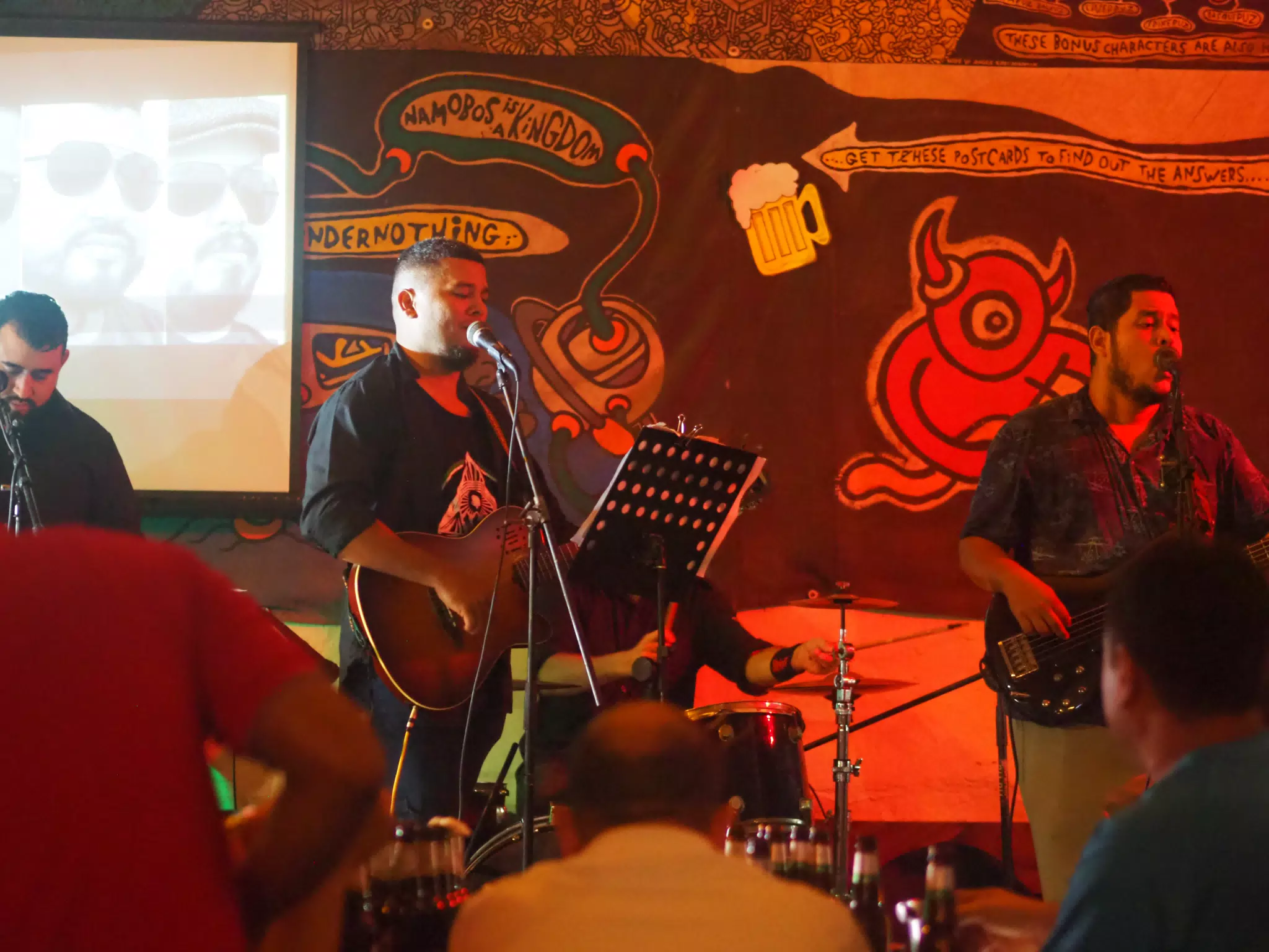 Cadejo Playing at ViaVia, Leon, Nicaragua