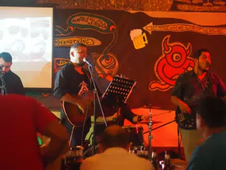 Cadejo Playing at ViaVia, Leon, Nicaragua