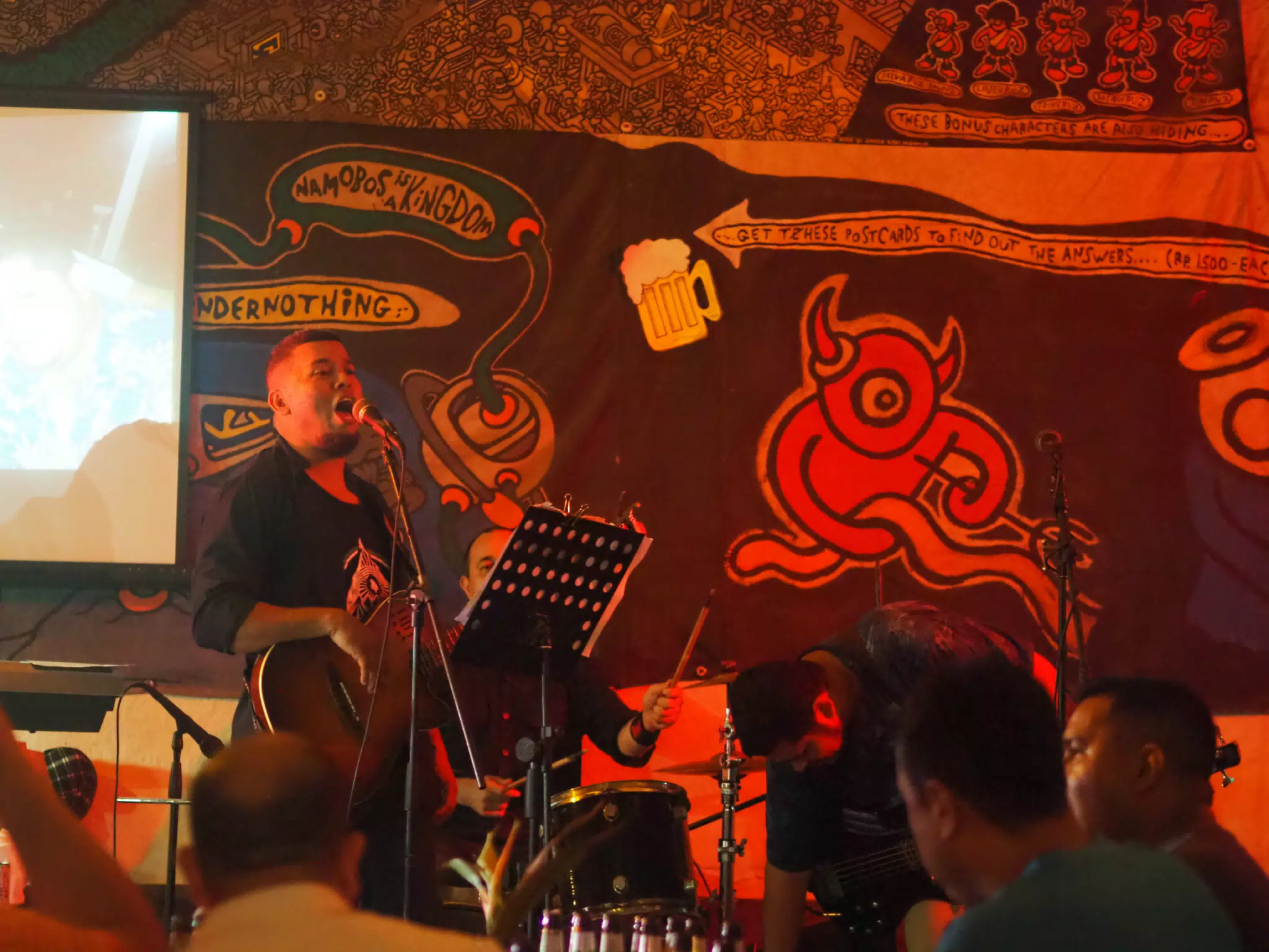 Cadejo Playing at ViaVia, Leon, Nicaragua