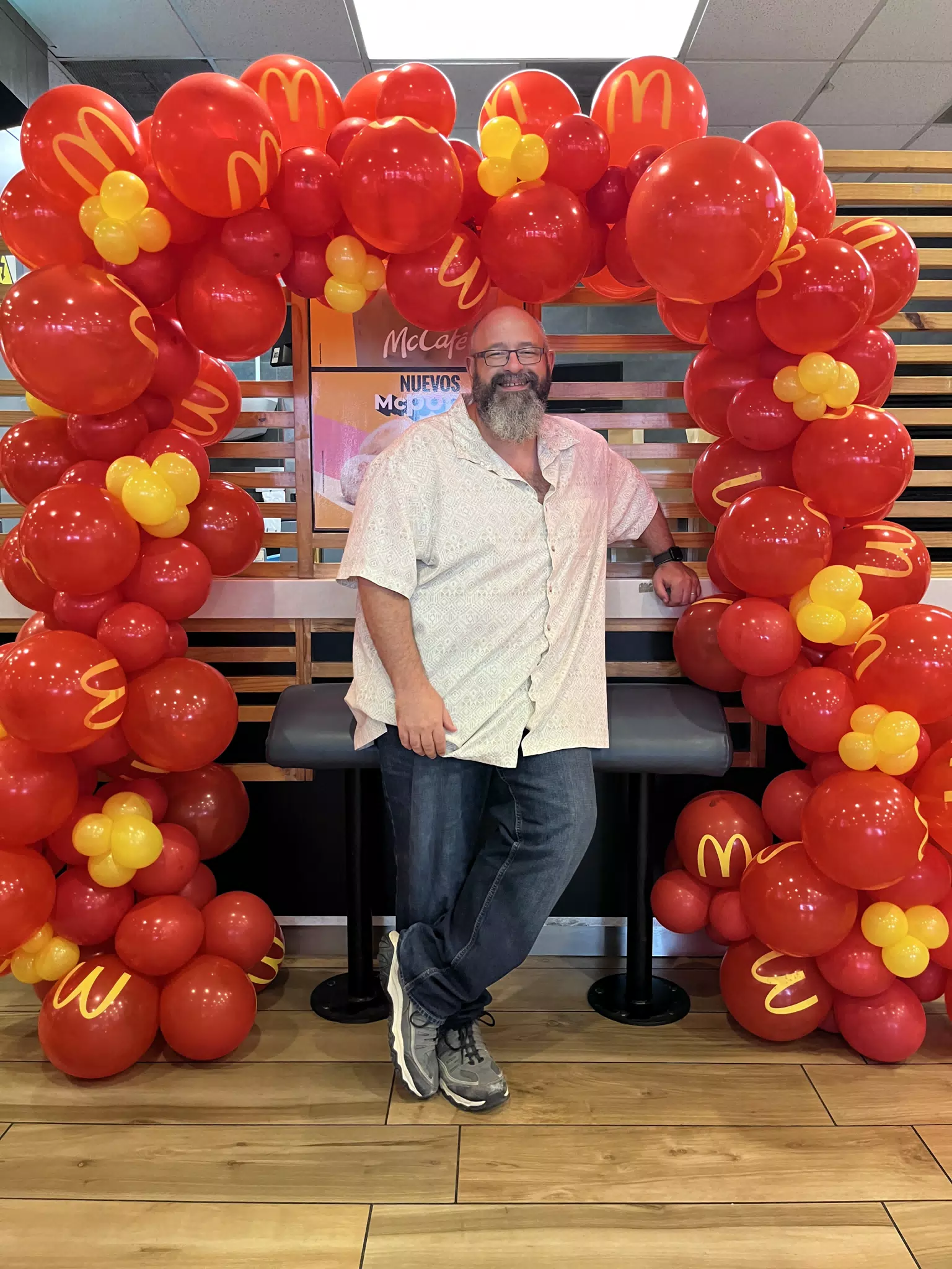 Scott Alan Miller at the Instagram Spot at McDonald's Chinandega