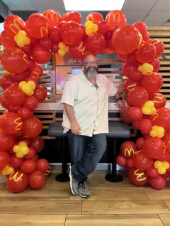 Scott Alan Miller at the Instagram Spot at McDonald's Chinandega