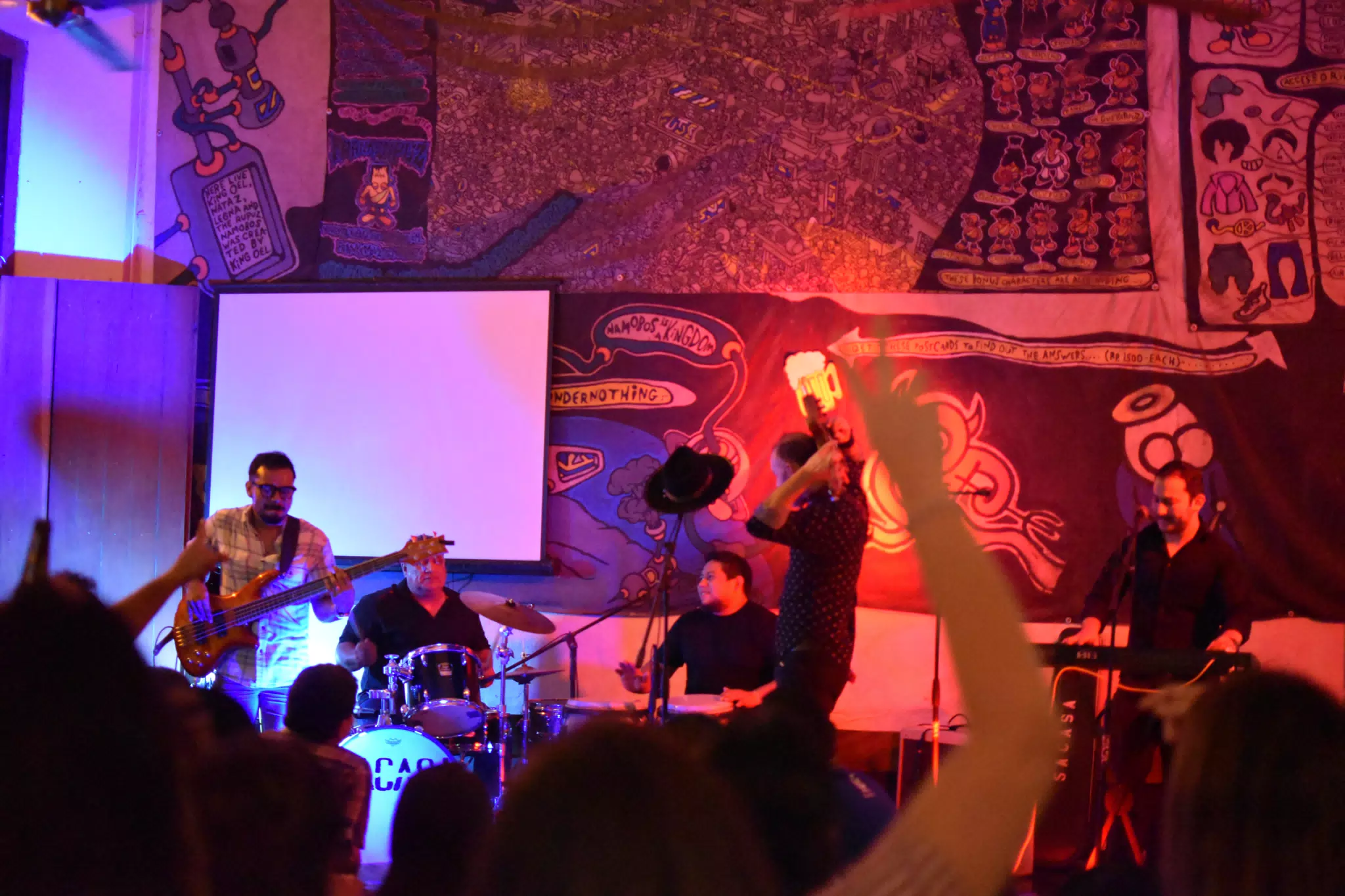 Images from Mario Sacasa Performance at ViaVia Leon