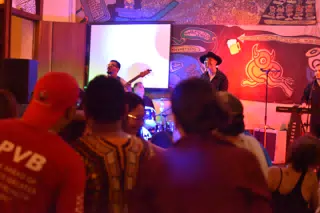 Images from Mario Sacasa Performance at ViaVia Leon
