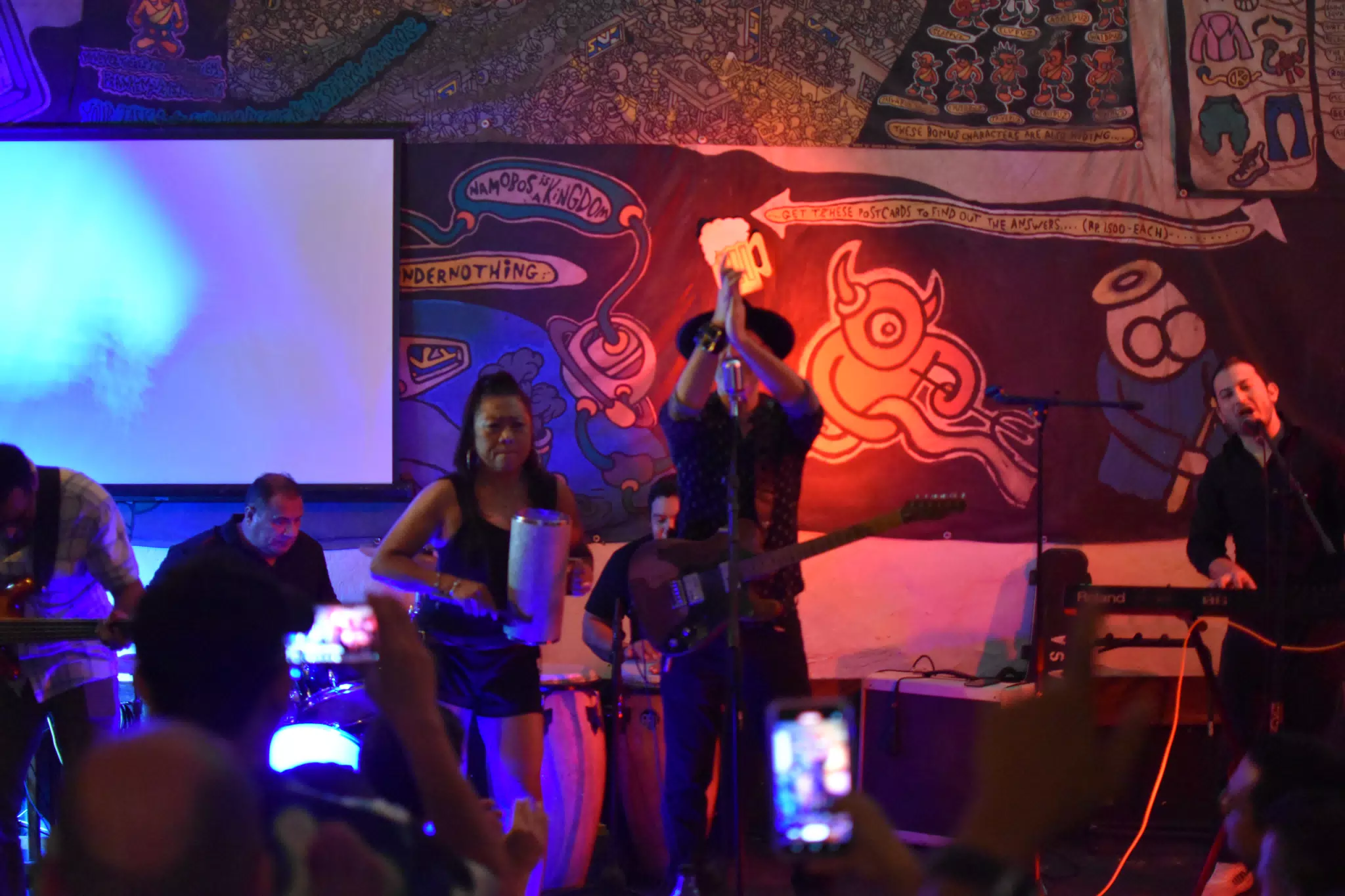 Images from Mario Sacasa Performance at ViaVia Leon
