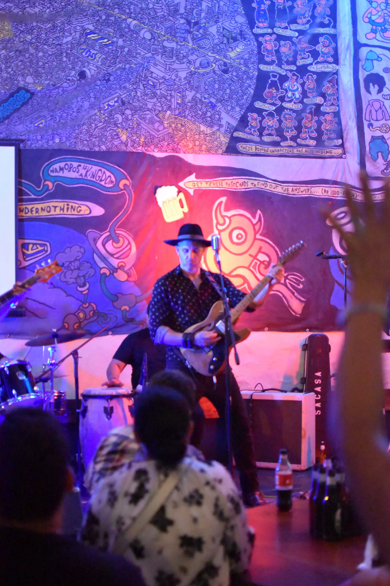 Images from Mario Sacasa Performance at ViaVia Leon