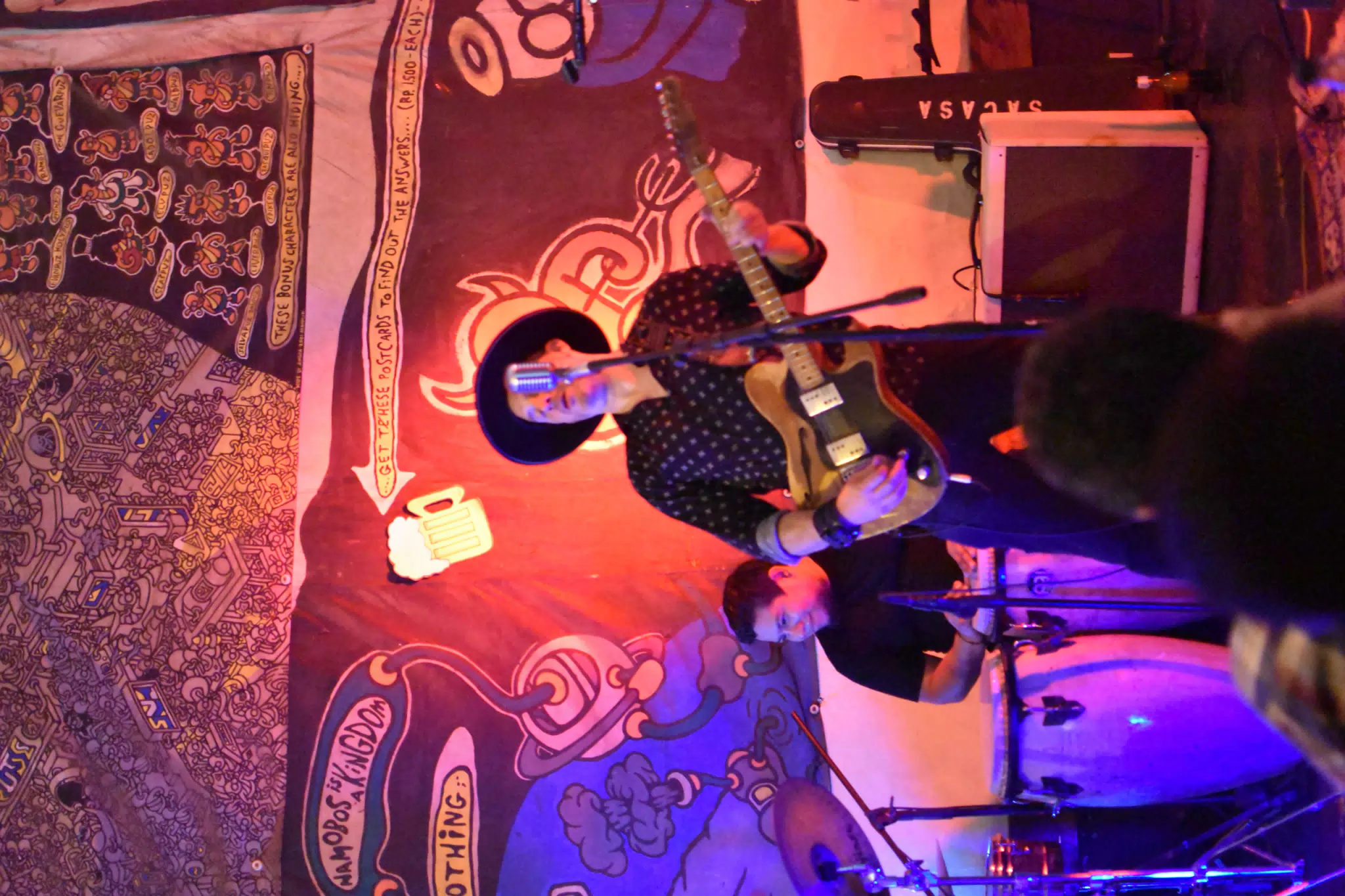 Images from Mario Sacasa Performance at ViaVia Leon