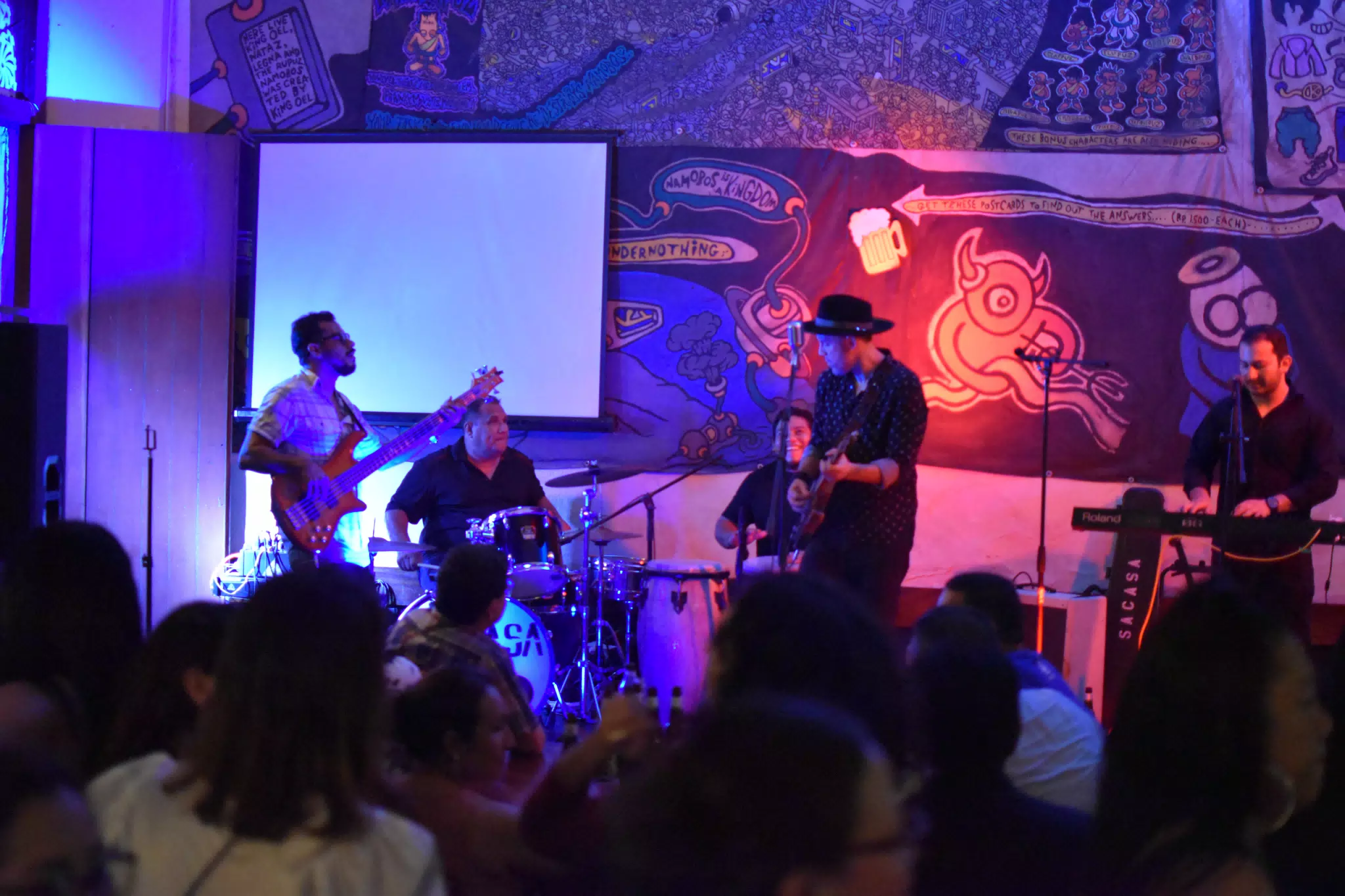 Images from Mario Sacasa Performance at ViaVia Leon