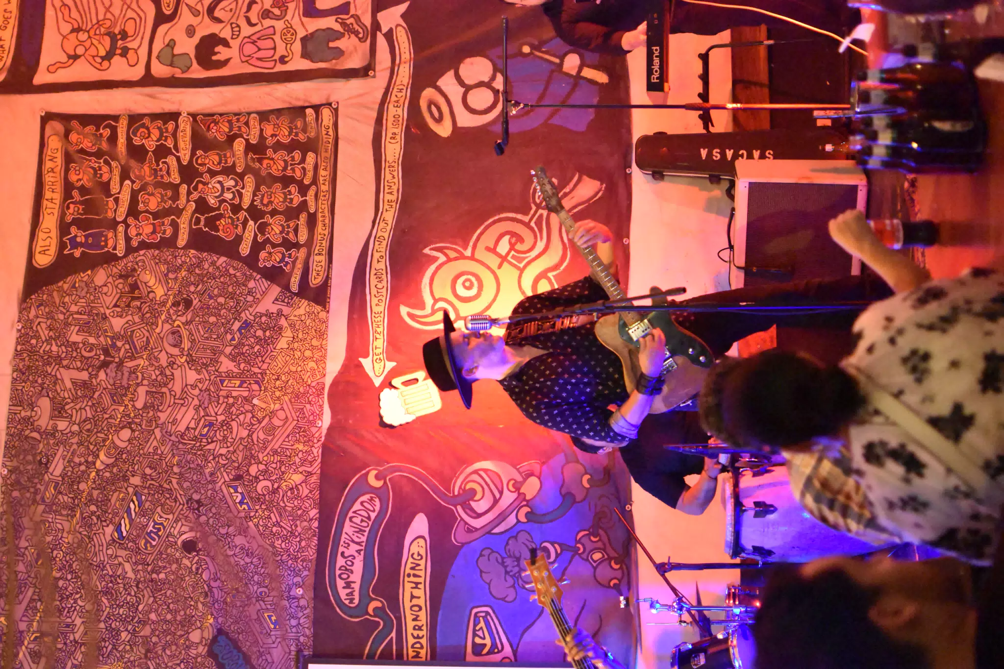 Images from Mario Sacasa Performance at ViaVia Leon