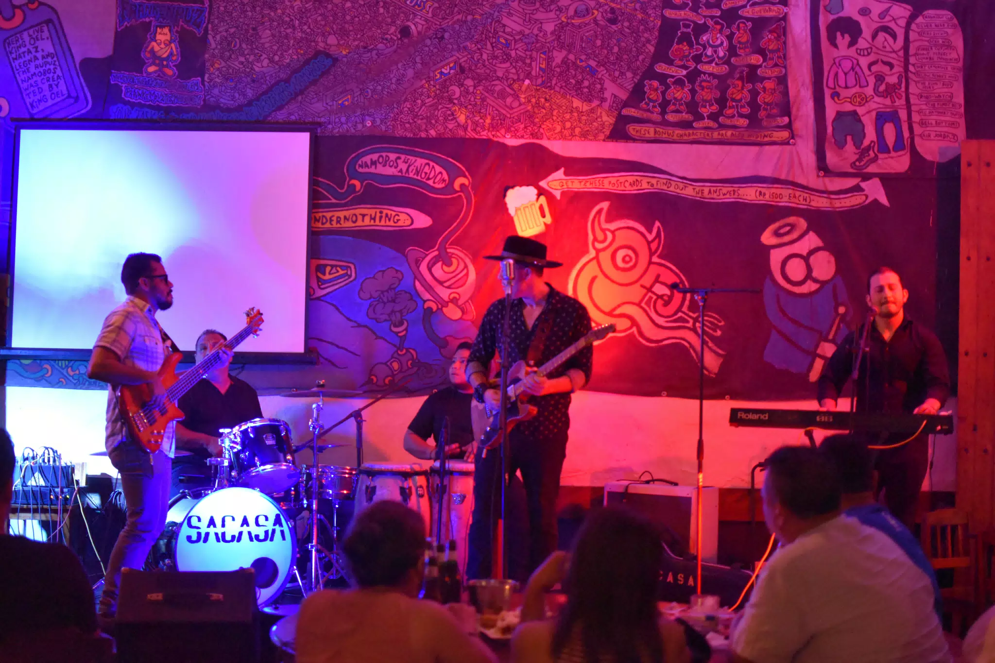 Images from Mario Sacasa Performance at ViaVia Leon