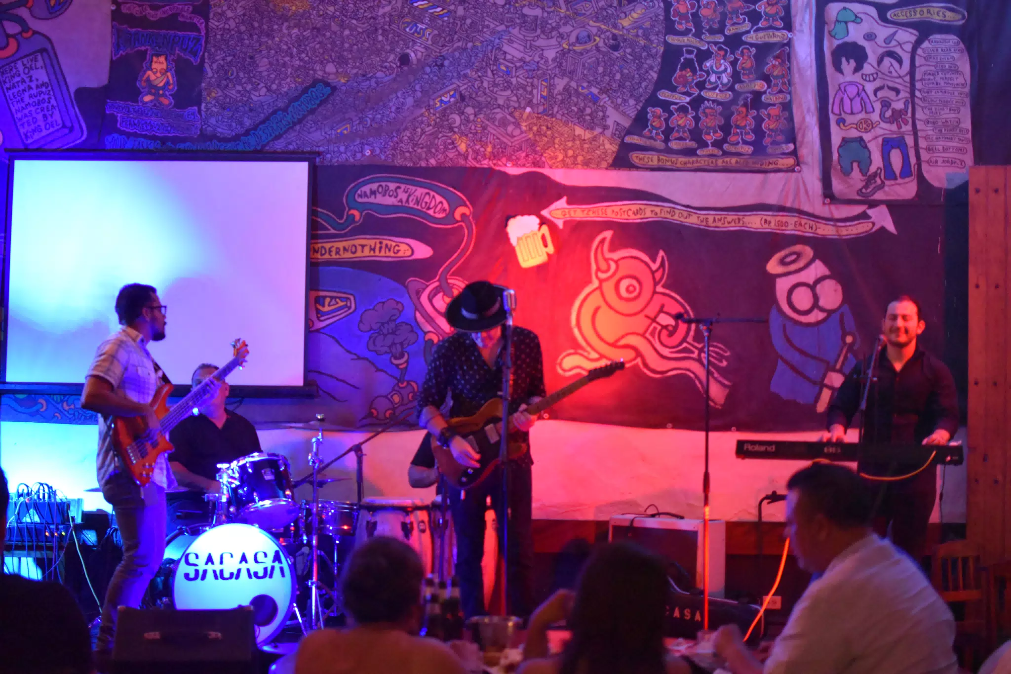 Images from Mario Sacasa Performance at ViaVia Leon