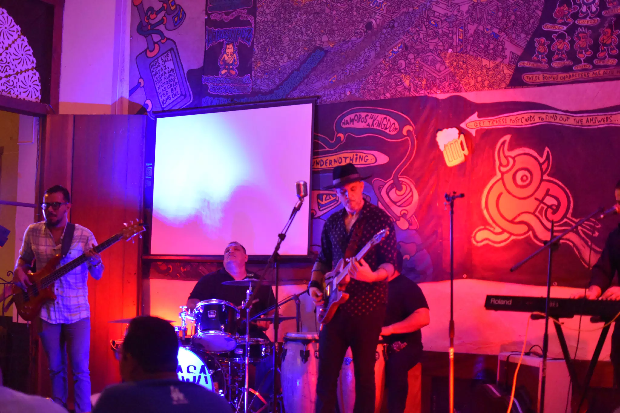 Images from Mario Sacasa Performance at ViaVia Leon