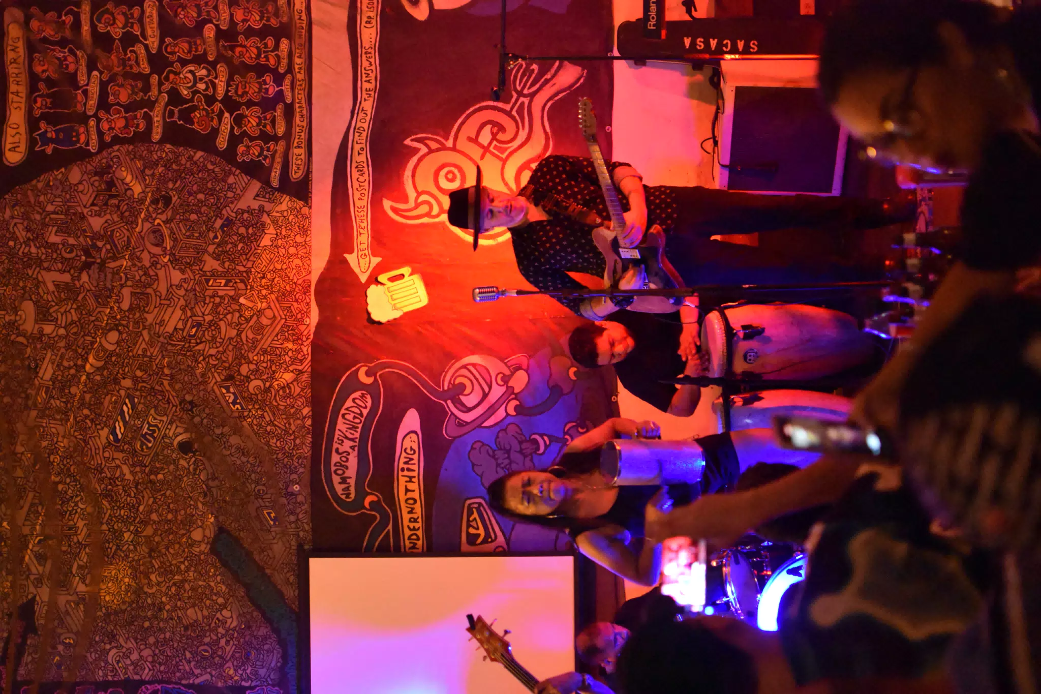 Images from Mario Sacasa Performance at ViaVia Leon