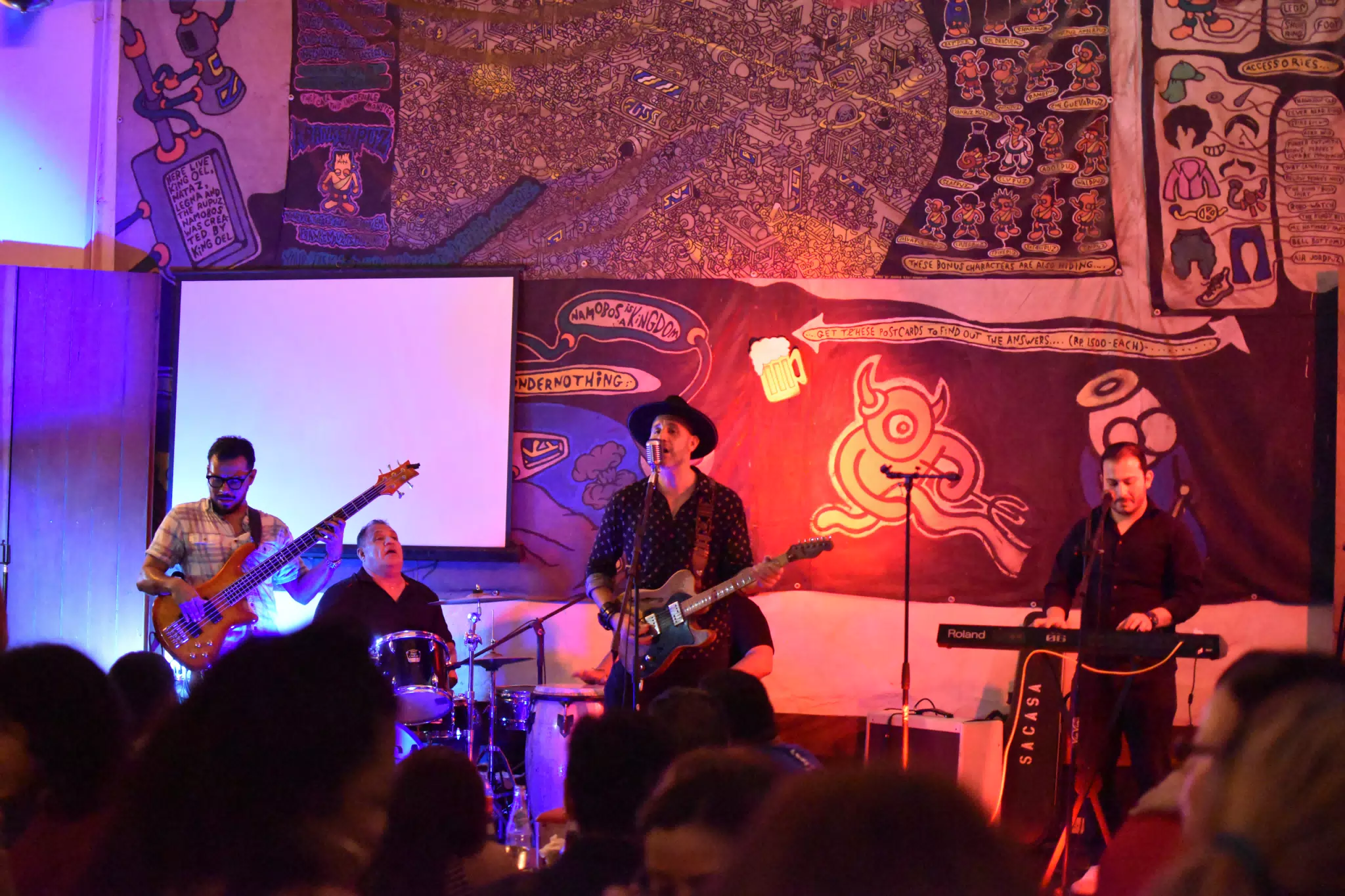 Images from Mario Sacasa Performance at ViaVia Leon