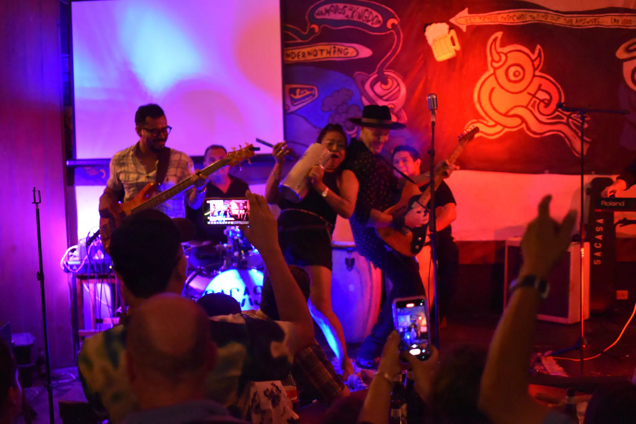 Images from Mario Sacasa Performance at ViaVia Leon