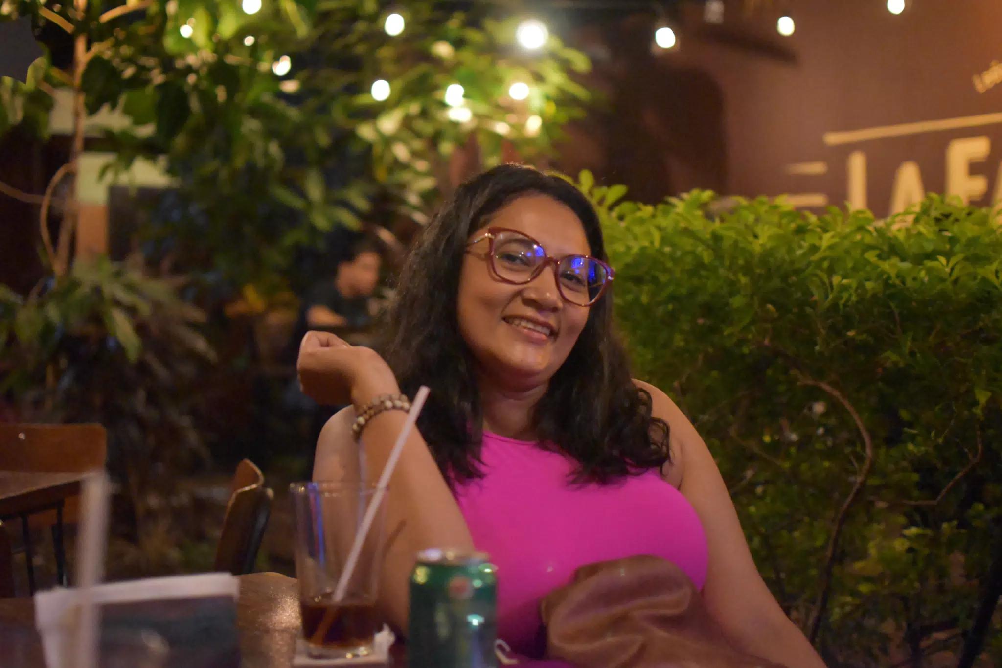 Marcela at Bar La Fabrica, Leon, Nicaragua