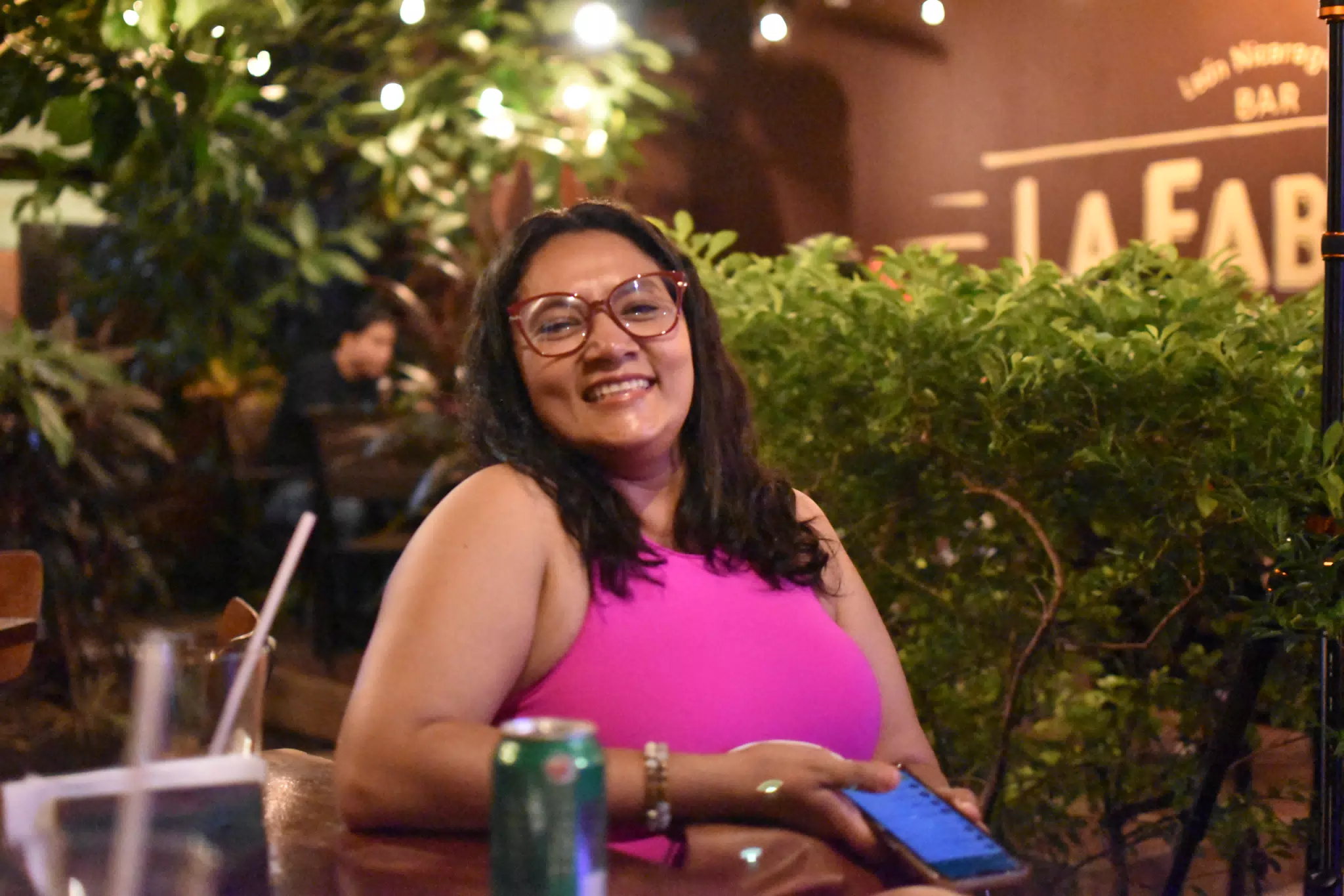 Marcela at Bar La Fabrica, Leon, Nicaragua