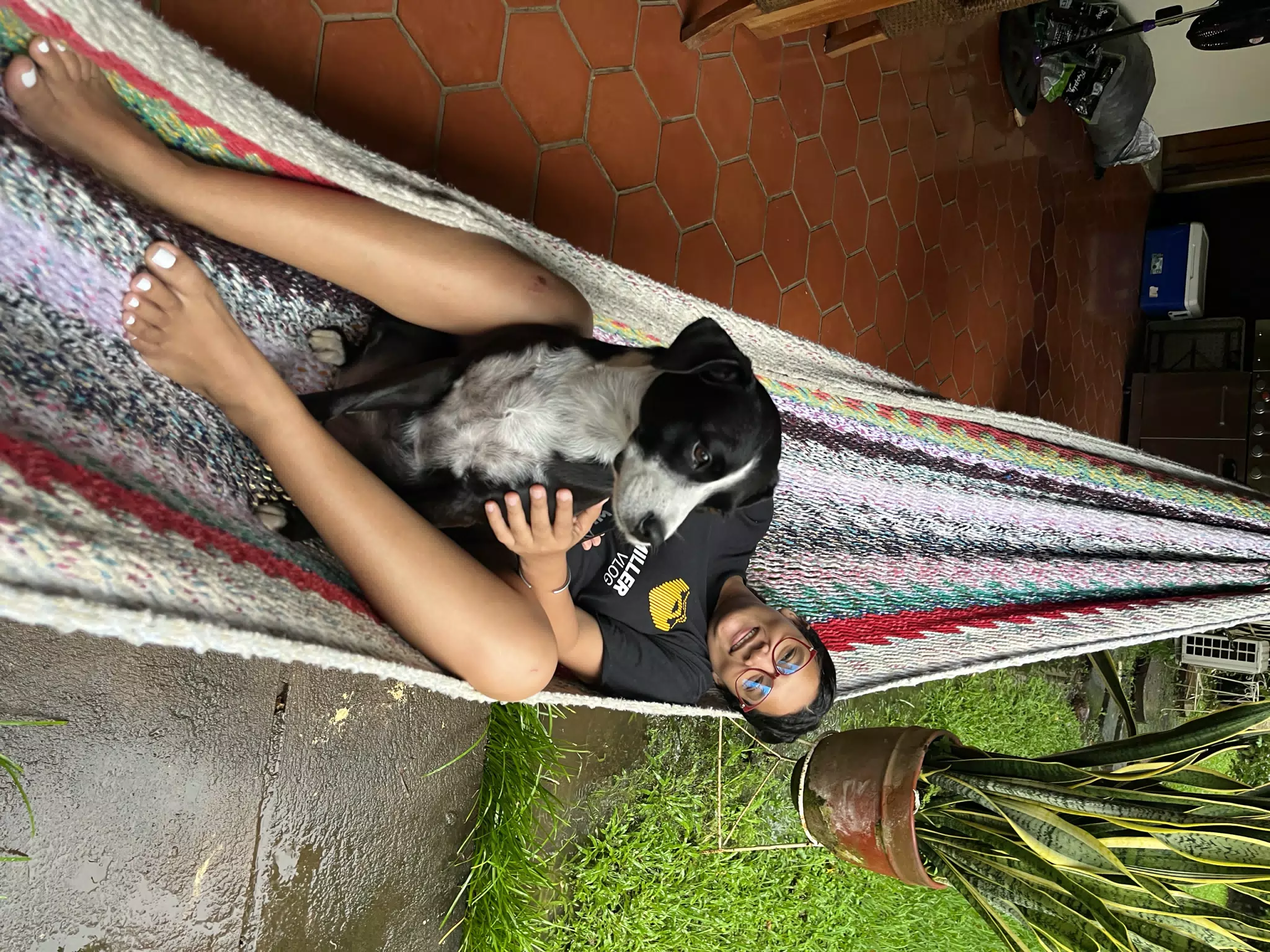 Mia and Marcela in the Hammock