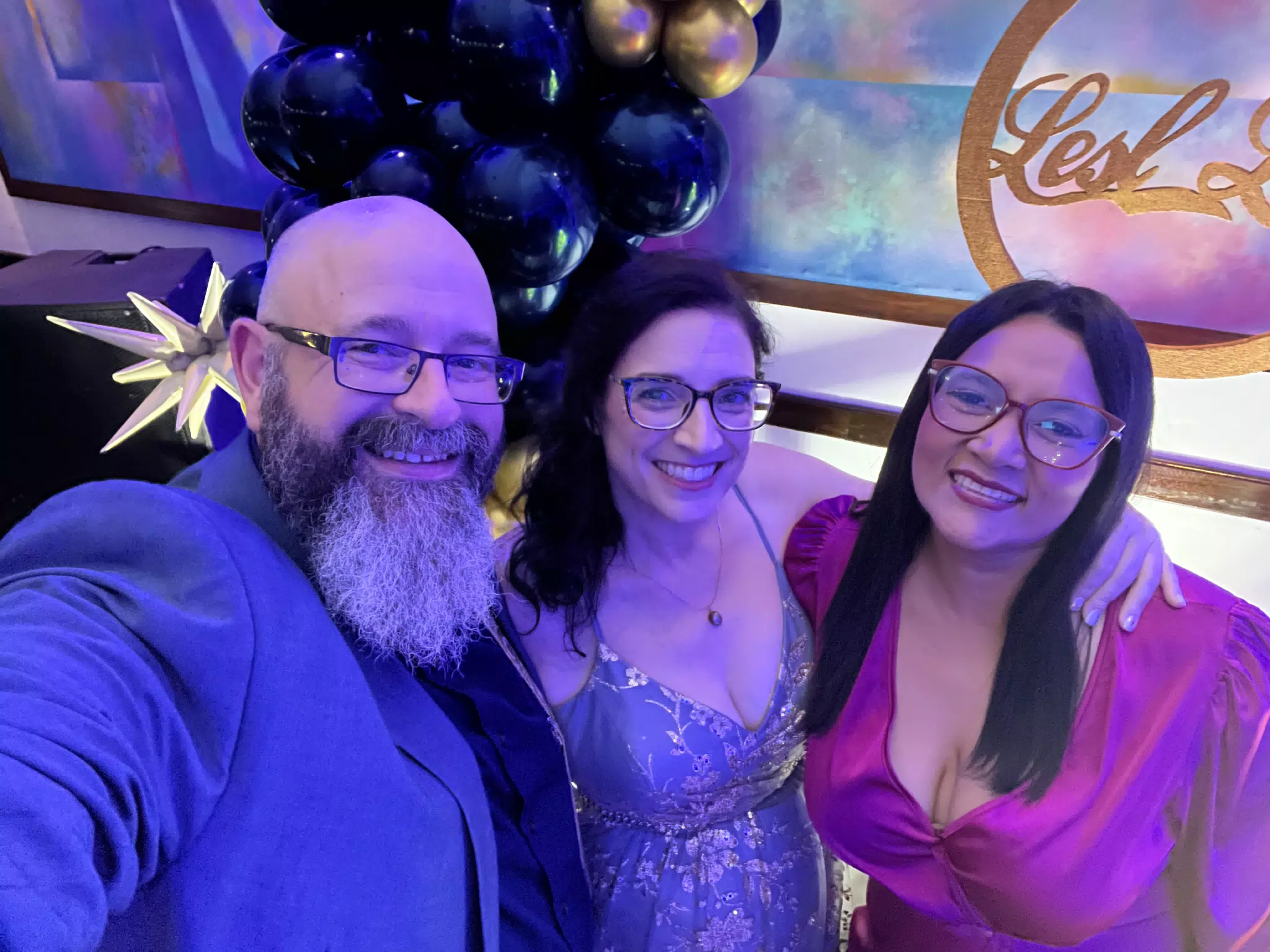 Scott, Dominica & Marcela at the Quince