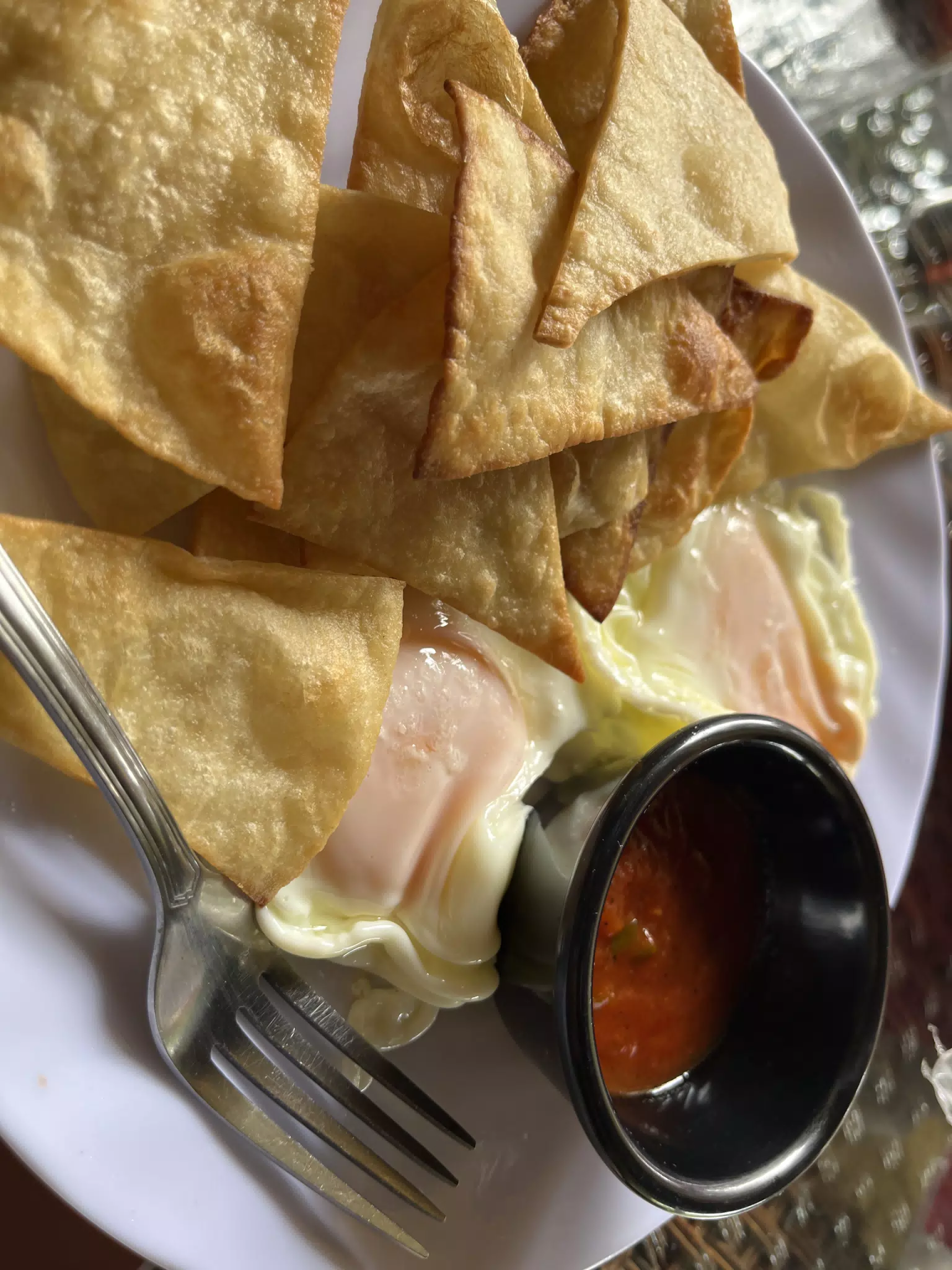Huevos Rancheros in the Garden in Nicaragua