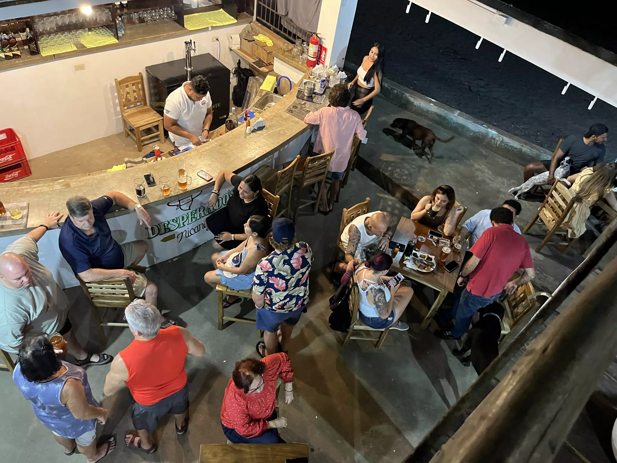 Opening Night at Desperado's Las Peñitas, Nicaragua