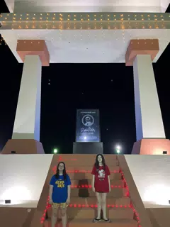 On the Steps at Ruben Dario Park