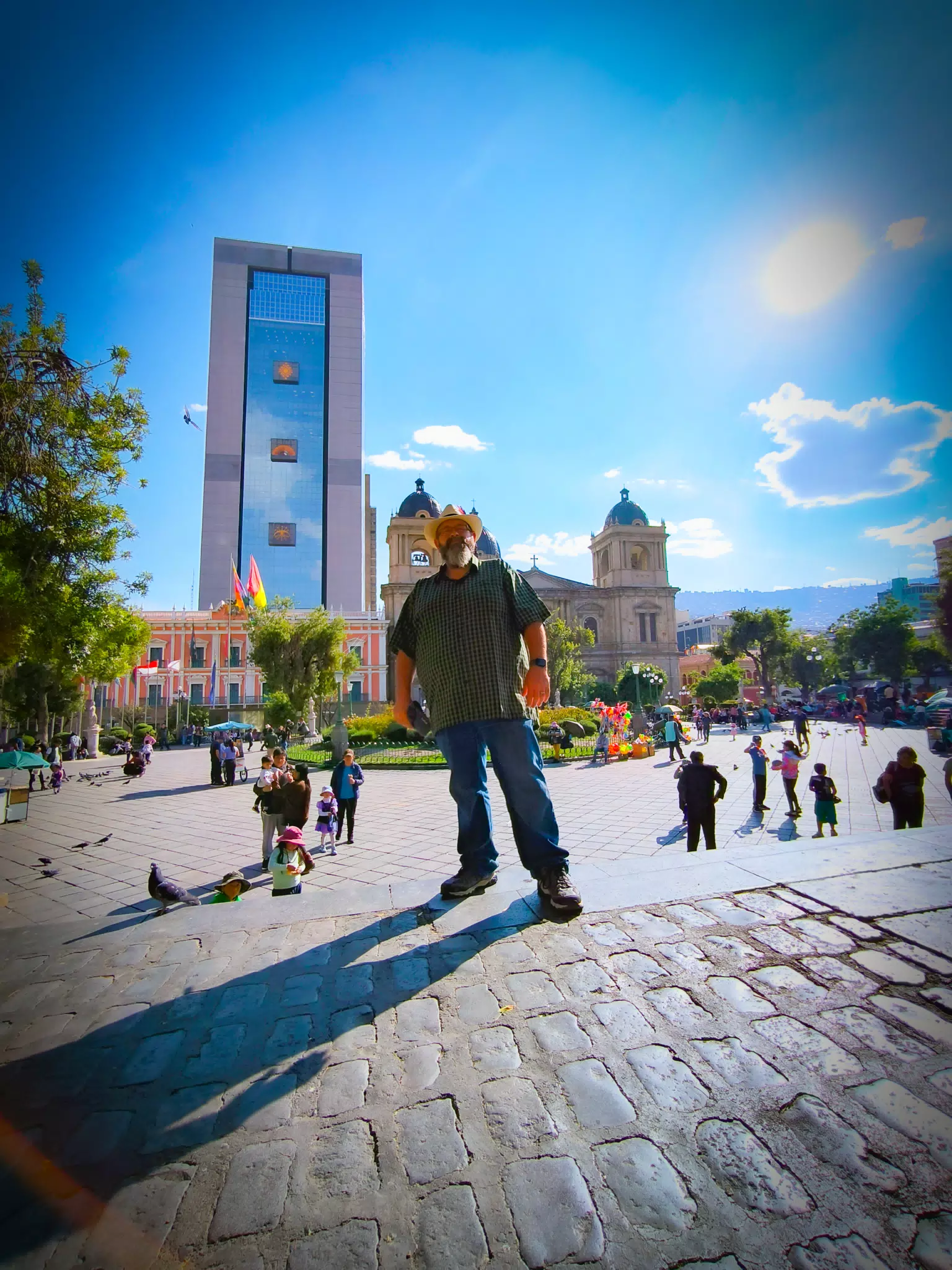 Scott in La Paz, Bolivia
