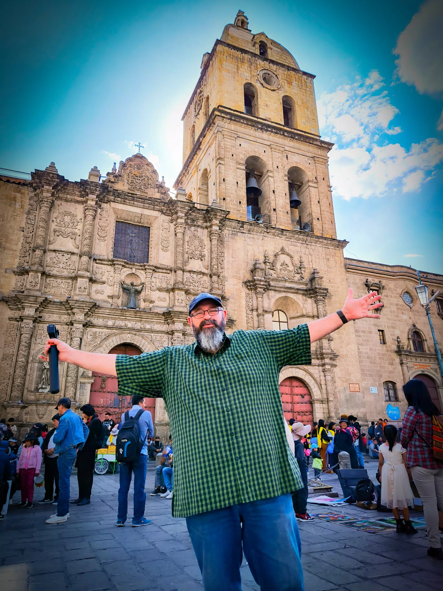 Scott in La Paz, Bolivia