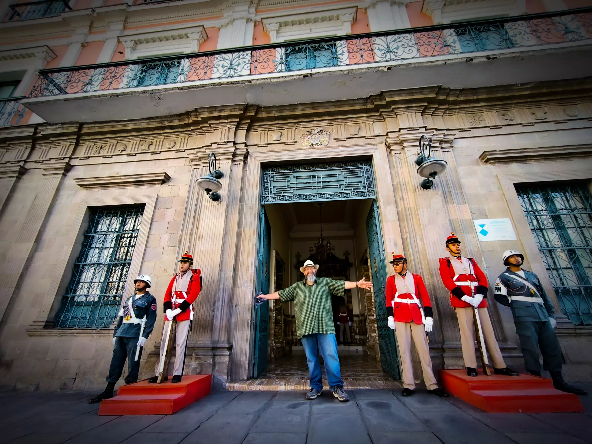 Scott in La Paz, Bolivia