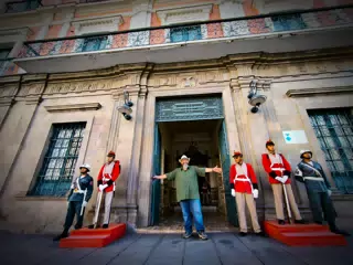 Scott in La Paz, Bolivia
