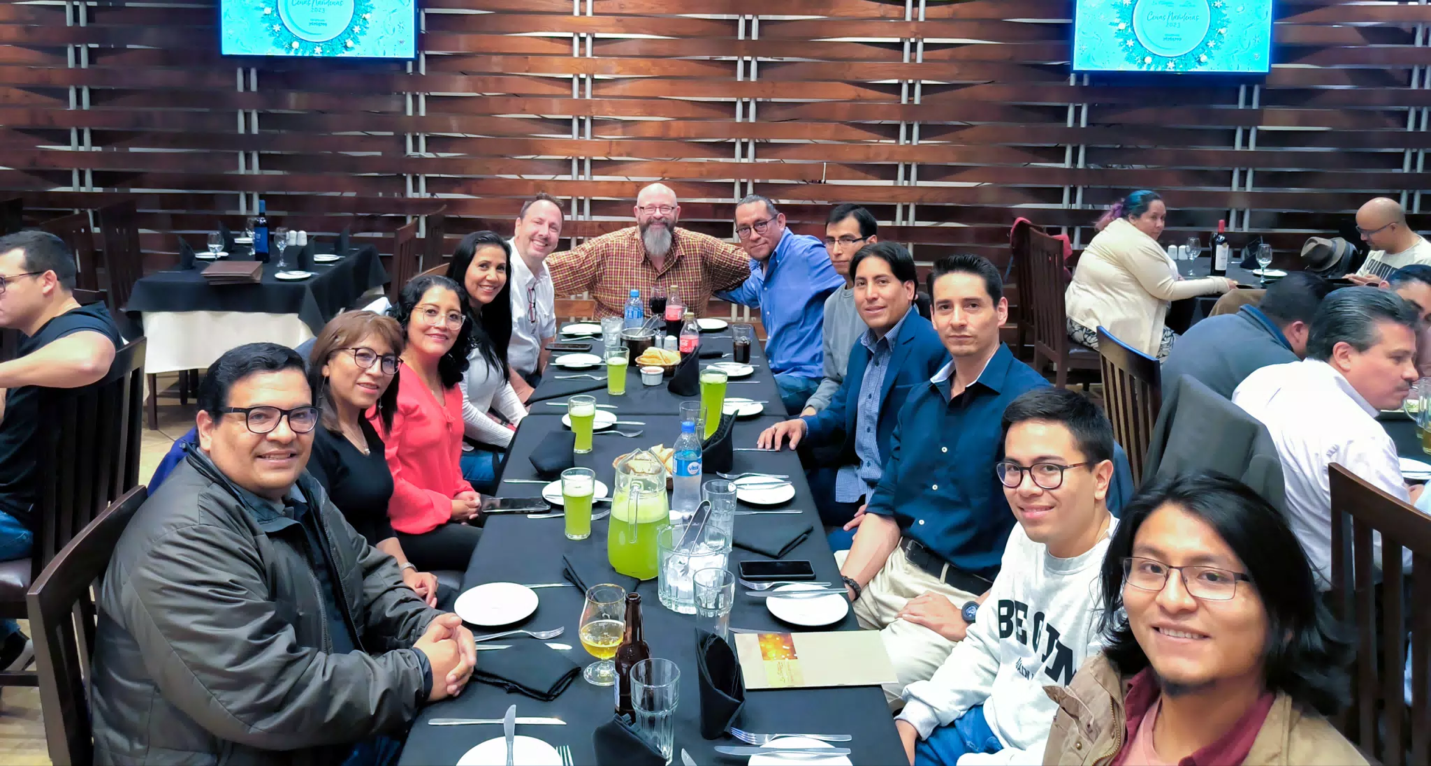 Team Dinner in La Paz, Bolivia