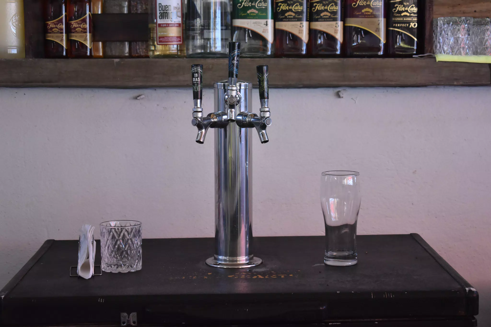 Moropotente Taps at Desperado's Las Peñitas, Nicaragua