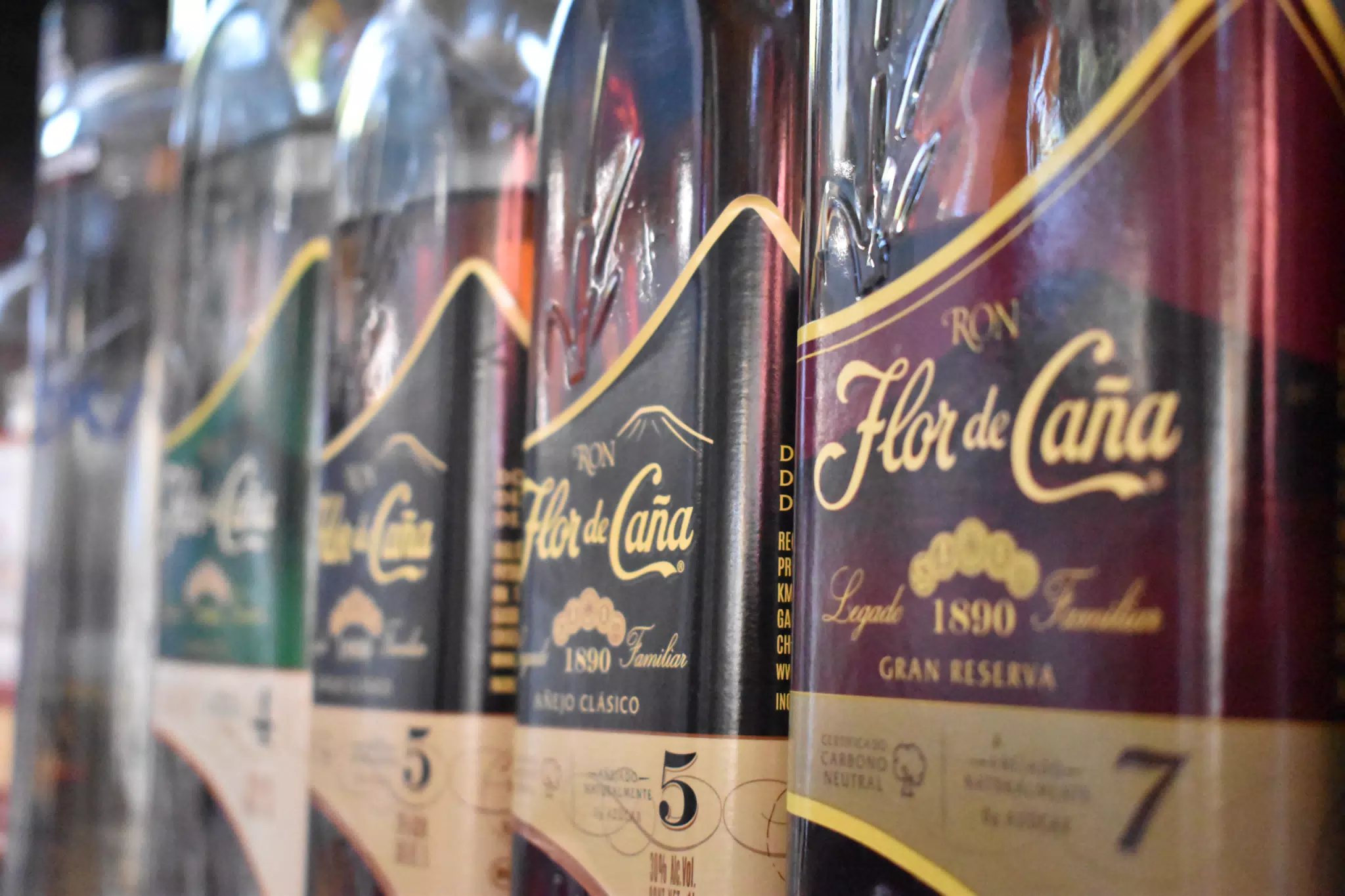 Flor de Caña Bottles Ready at Desperado's